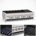 Thumbnail image #3 for Vulcan VCCB47 46-3/4 Inch Wide Countertop Gas Charbroiler, 8 Burners