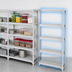 Thumbnail image #4 for Cambro Camshelving Premium 4-Shelf Vented Add-On Unit, 21 x 24 x 64 Inches, Speckled Gray