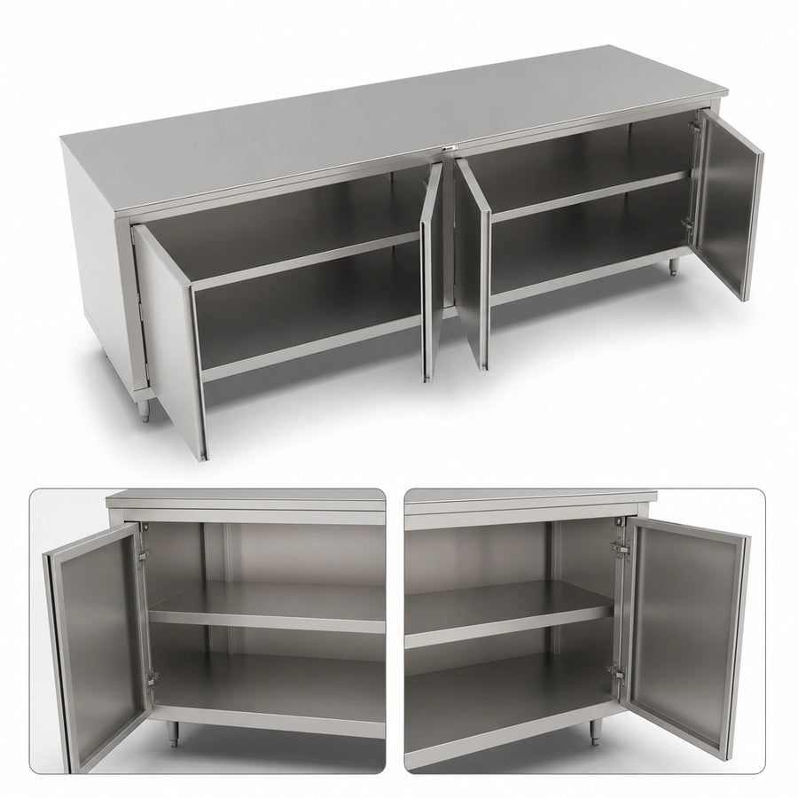 Cabinet Base With Hinged Doors