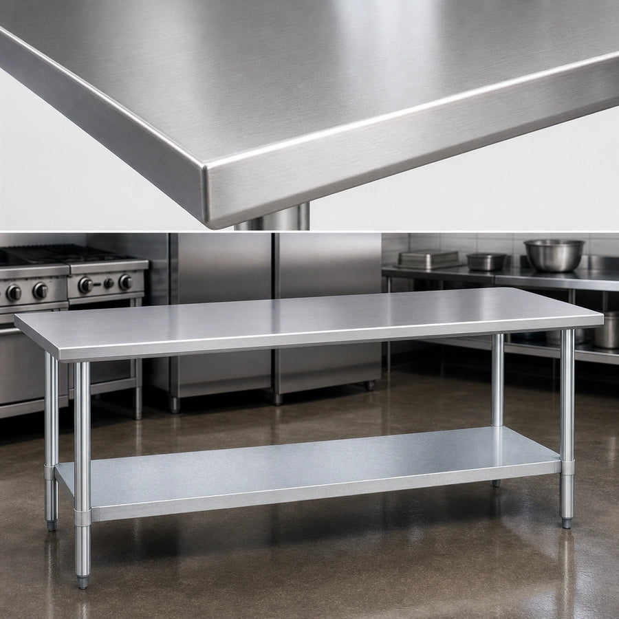 16 Gauge Stainless Steel Top