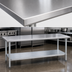 Thumbnail image #3 for Duke Manufacturing 84-Inch x 24-Inch Stainless Steel Work Table with Galvanized Undershelf