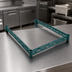 Thumbnail image #3 for EagleGard 3-Sided Double Truss Bus Cart Frame, 48W x 30D, Blue-Green Hybrid Epoxy
