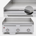 Thumbnail image #4 for Vulcan VCCG60-AS 60-Inch Countertop Gas Heavy Duty Griddle with 1-Inch Steel Plate