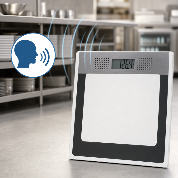 Product image #3 for Taylor Precision Digital Talking Bath Scale with Tempered Glass Platform, 400 lb Capacity