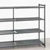 Thumbnail image #3 for Cambro Camshelving Basics Plus 4-Shelf Stationary Add-On Shelving Unit, 24 x 48 x 72 Inch, Vented, Brushed Graphite