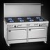 Thumbnail image #3 for Southbend Ultimate 60-Inch Gas Restaurant Range with 9 Open Burners and 2 Cabinets