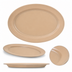 Thumbnail image #4 for Dallas Ware 12 x 8-1/2 Inch Oval Melamine Platter, Tan
