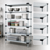 Thumbnail image #3 for Quantum Solid Shelving Starter Kit, 54 x 24 x 63 Inches, 5 Shelves