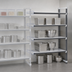 Thumbnail image #3 for Cambro Camshelving Elements XTRA 4-Tier Stationary Solid Add-On Polymer Shelving Unit, 21