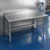 Thumbnail image #3 for Spec-Master Marine Series Stainless Steel Work Table with 4-1/2 Inch Backsplash, 48 x 24 Inches