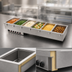 Thumbnail image #3 for Vollrath 6-Well Drop-In Electric Hot Food Well with Manifold Drain, Wet Operation, 208V