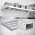 Thumbnail image #4 for New Age 2442HD Adjust-A-Shelf Heavy-Duty Wall-Mounted Shelf, 42 x 24 Inches, Aluminum