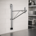 Thumbnail image #3 for Eagle Group Valu-Gard Adjustable Post Wire Wall Mount End Unit for 18-Inch Deep Shelves