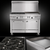 Thumbnail image #3 for Southbend Ultimate 48-Inch Gas Restaurant Range with 4 Burners, 24-Inch Thermostatic Griddle, Standard Oven, and Cabinet Base