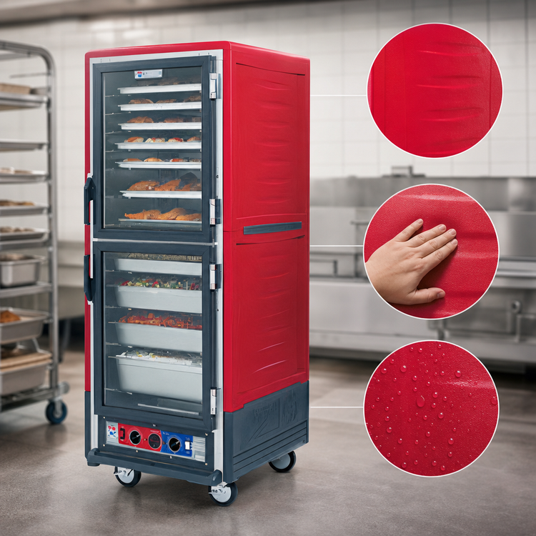 Product image #3 for Metro C5 3 Series Insulation Armour Full-Height Heated Holding Cabinet with Dutch Clear Doors