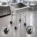 Thumbnail image #3 for Eagle Group Mobile Stainless Steel Soak Sink with 24