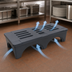Thumbnail image #3 for Quantum Polymer Dunnage Rack with Ventilated Top, 48 x 22 x 12 Inches, 4,000 lb Capacity