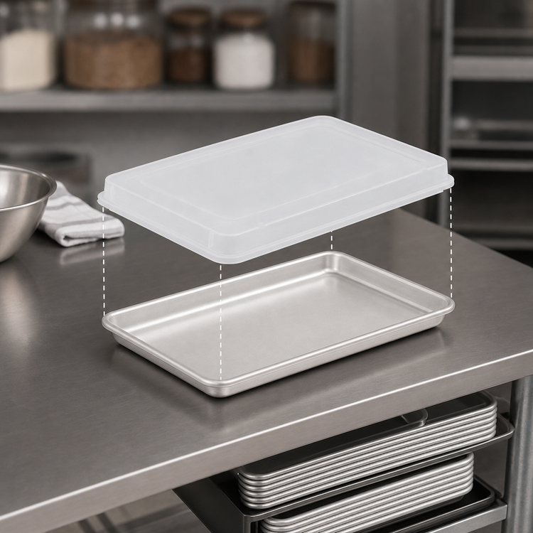 Product image #3 for Vollrath 1/2 Size Polypropylene Sheet Pan Cover