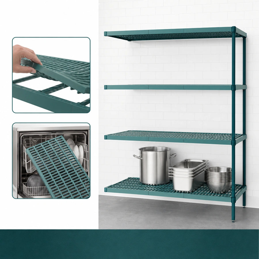 Removable Polymer Shelf Mats