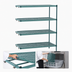 Thumbnail image #3 for Metro Super Erecta Pro 24 x 72 x 74 Inch 4-Shelf Stationary Add-On Polymer Shelving Unit