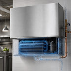 Thumbnail image #3 for Hoshizaki KM-1301SWJ Water-Cooled Stackable Crescent Cube Ice Maker, 48-Inch Wide, 1,247 lb/Day