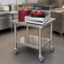 Thumbnail image #3 for Dinex Power-Therm Mobile Induction Charger Table with Casters, 30 x 24 Inches