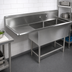 Thumbnail image #3 for John Boos Pro-Bowl 2-Compartment Sink with Left Drainboard, 60-3/16 Inch W x 25-1/2 Inch D, 16-Gauge 300 Series Stainless Steel