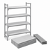Thumbnail image #4 for Cambro Camshelving Premium 18-Inch x 72-Inch 5-Shelf Solid Shelf Kit, Speckled Gray