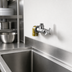 Thumbnail image #3 for T&S Big-Flo Single Wall-Mount Faucet Body, 4-Arm Handle, 3/4-Inch NPT Street Elbow, Less Nozzle