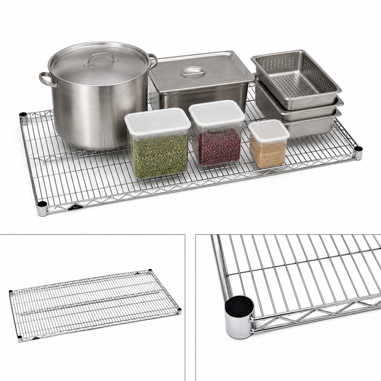 Product image #3 for Metro Super Erecta Super Wide 42-Inch W x 30-Inch D Chrome Plated Wire Shelf