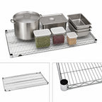 Thumbnail image #3 for Metro Super Erecta 3042NC Super Wide Chrome-Plated Wire Shelf, 42"W x 30"D
