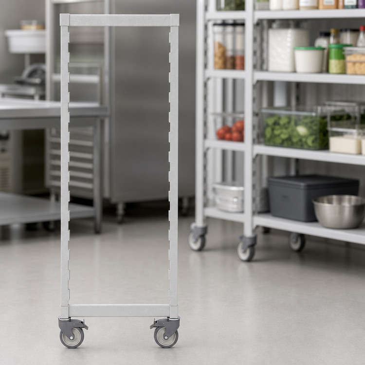 Product image #4 for Camshelving Premium Series Mobile Post Kit with Swivel Casters, 18 Inch Wide x 75-1/4 Inch High, Speckled Gray