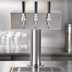 Thumbnail image #3 for T-Style Countertop Air-Cooled 3-Faucet Draft Beer Tower, Polished Stainless Steel