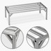 Thumbnail image #3 for Lifetime Tough Stainless Steel Tubular Dunnage Rack, 48 x 20 x 12 Inches