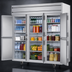 Thumbnail image #3 for Beverage-Air Horizon Series Three-Section Half-Solid Door Reach-In Refrigerator, 71.52 Cu. Ft., Top-Mounted Self-Contained