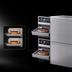 Thumbnail image #3 for Moretti Forni T64E2 Double-Deck Electric Ventless Conveyor Pizza Oven