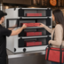 Thumbnail image #3 for Hatco Flav-R 2-Go™ Countertop Pizza Locker System, 77-7/8-Inch Wide, 4 Lockers, 120V