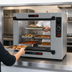 Thumbnail image #4 for Metro HotBlox Xpress S6 Pass-Thru Countertop Hot Food Holding Cabinet with Basic Controls and Clear Flip Doors