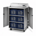 Thumbnail image #3 for Mobile Dual-Sided Stainless Steel School Milk Cooler, 8 Crate Capacity