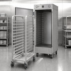 Thumbnail image #3 for Carter-Hoffmann (Middleby) RTB202S 1-Section Roll-In Heated Holding Cabinet, Convection Heat, Stainless Steel, Pass-Through Doors