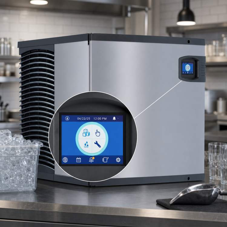 Product image #3 for Manitowoc Indigo NXT iT0620A Air-Cooled Self-Contained Half-Dice Cube Commercial Ice Maker, 575 lb/Day