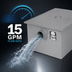 Thumbnail image #3 for Klinger's Trading GT-30 30 lb. Grease Interceptor, 15 GPM, Epoxy-Coated Steel