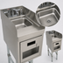 Thumbnail image #3 for Advance Tabco Underbar Basics Freestanding Stainless Steel Hand Sink with Soap/Towel Dispensers and Side Splashes, 12
