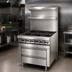 Thumbnail image #3 for Titan JMRHE-3-3 Heavy Duty Modular Gas Range with 6 Open Burners