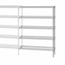 Thumbnail image #3 for EAGLEbrite 5-Tier Wire Add-On Shelving Unit, 36W x 24D x 74H, Zinc Finish