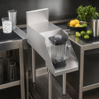 Thumbnail image #3 for Krowne Royal Series KR24-12BF 12-Inch Freestanding Underbar Blender Station, Flat Top with 9-Inch Recessed Shelf, Stainless Steel, 24-Inch Deep