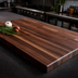 Thumbnail image #3 for Boos Block 60 x 27 Inch Blended Rails Edge Grain Walnut Kitchen Countertop, 1-1/2 Inch Thick, Oil Finish
