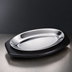 Thumbnail image #3 for 11-1/2 x 8-Inch Oval Mirror-Finished Aluminum Sizzle Platter