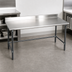 Thumbnail image #3 for Eagle Group BlendPort Deluxe Series 48-Inch x 30-Inch Stainless Steel Work Table with 4-1/2-Inch Backsplash