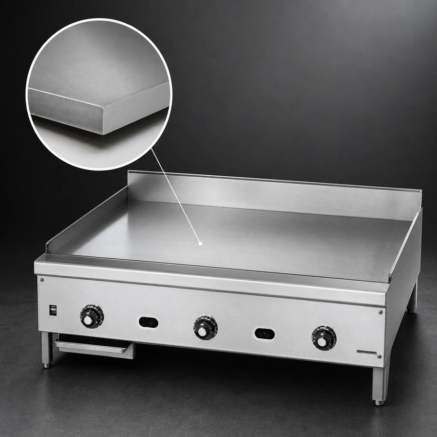 1" Thick Smooth Steel Plate